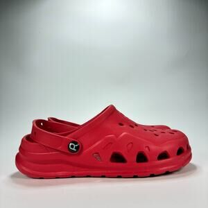 Rouchette Kosmik Clog Red Lightweight Adjustable Strap Slip On Shoes Men's Sz 8